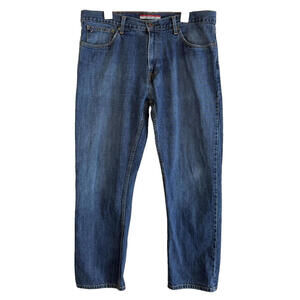 Tommy Hilfiger Mens Jeans 36x30 Blue Classic Regular Straight Denim W36 L30 TH